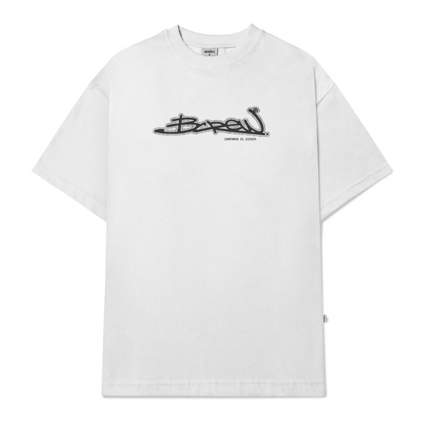 Barra Crew - Camiseta 'Signature Logo' White