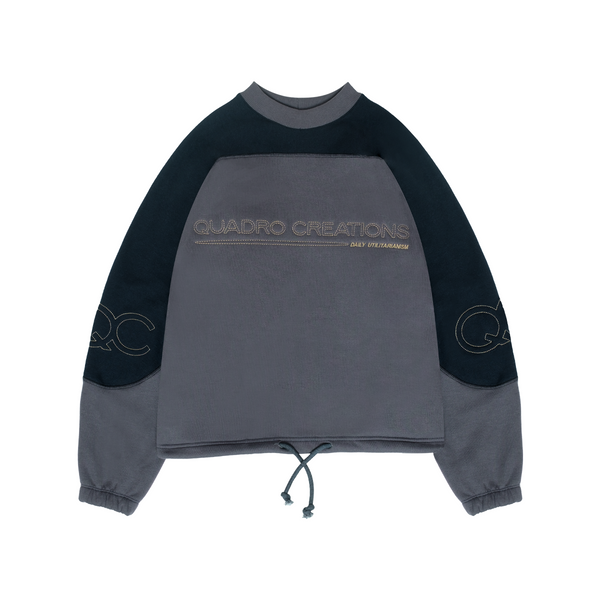 Quadro Creations - Crewneck 'Einzel' Cinza