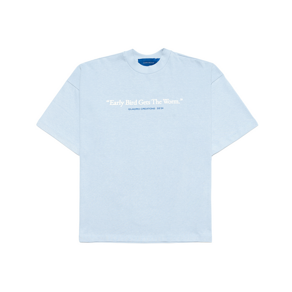 Quadro Creations - Camiseta 'Early Bird' Azul