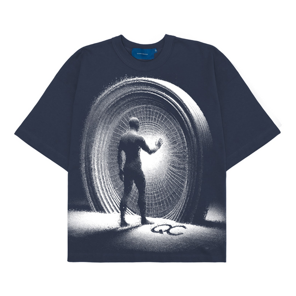Quadro Creations - Camiseta 'Mr. Door' Blue