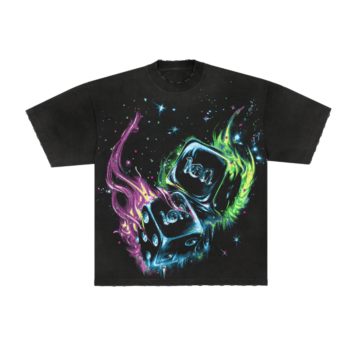 Exclusivist 1of1 x Flea Market - Camiseta 'High Rollers' Preto