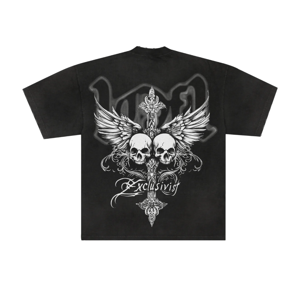 Exclusivist 1of1 x Flea Market - Camiseta 'Hidden Angels' Preto
