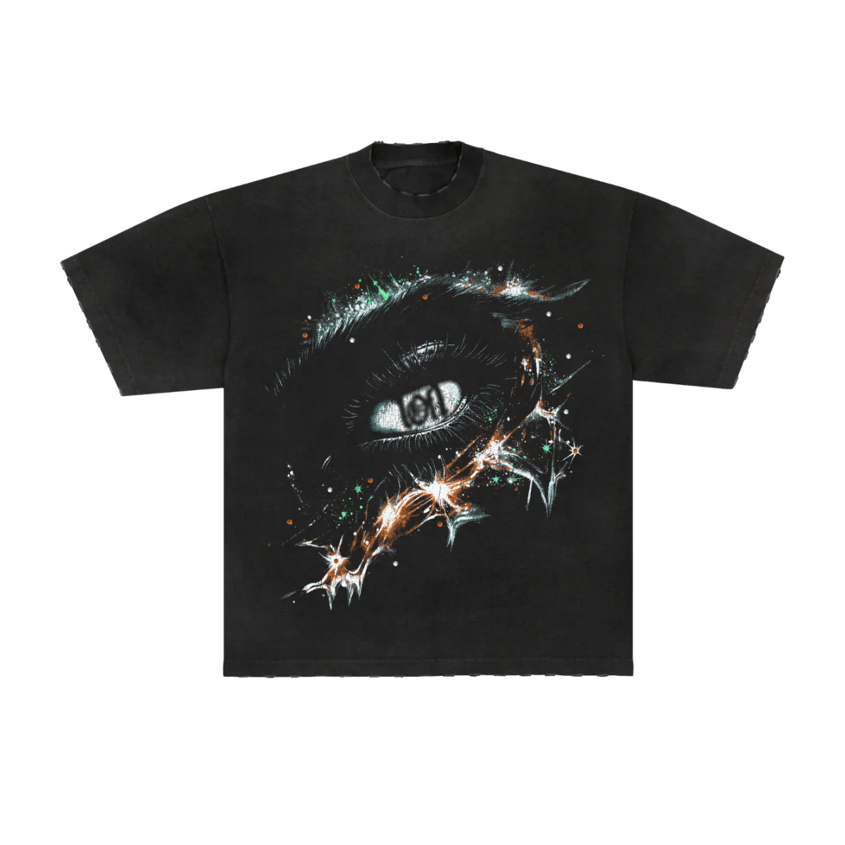 Exclusivist 1of1 x Flea Market - Camiseta 'Real Eyes, Realize, Real Lies' Preto